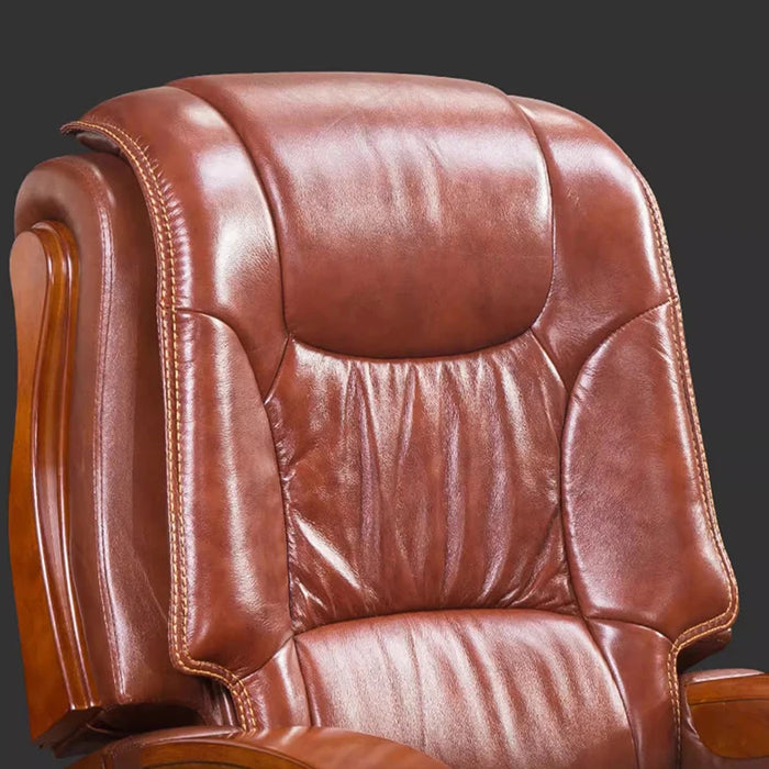 Modern Massage Leather Office Chair Waiting Floor Design Wheels Rotating Chair Hand Foot Rest Silla De Oficina Office Furniture