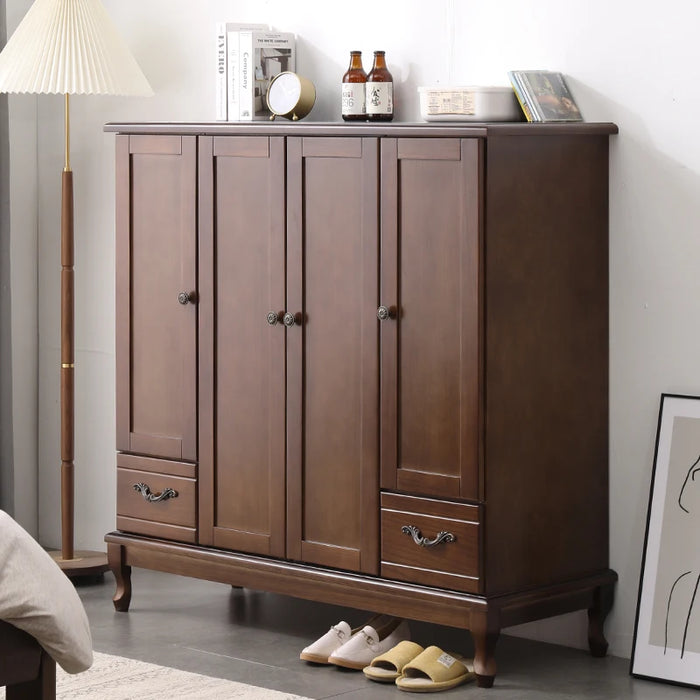 Vintage Luxury Closet Rod Bracket Unique Hotel Industrial Living Room Display Cabinet Design Mueble Para Ropa Bedroom Furniture