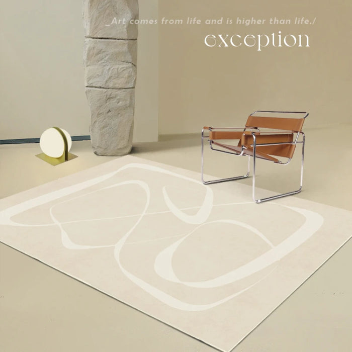 Modern Minimalist Art Wabi-sabi Living Room Carpet Bedroom Light Luxury Home Large-area Decorative Rugs Hotel Non-slip Floor Mat