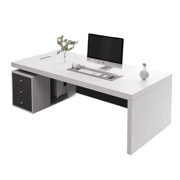 Writing White Office Desk Reception Executive Workstation Standing Office Desk Bedroom Tabla Para Escritorio Modern Furniture