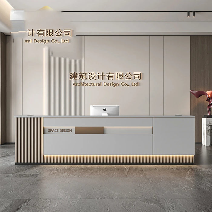 Modern Reception Desk Mobile Hotel Spa Clinic Supermarket Waiting Reception Desk Laudry Mostrador Recepcion Office Furniture
