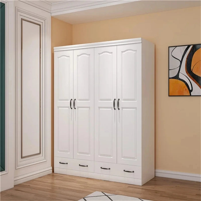 Wooden Drawer Wardrobes Storage Clothes Modern Detachable Wardrobe White Bedroom Shirts Szafa Tekstylna Na Home Furniture