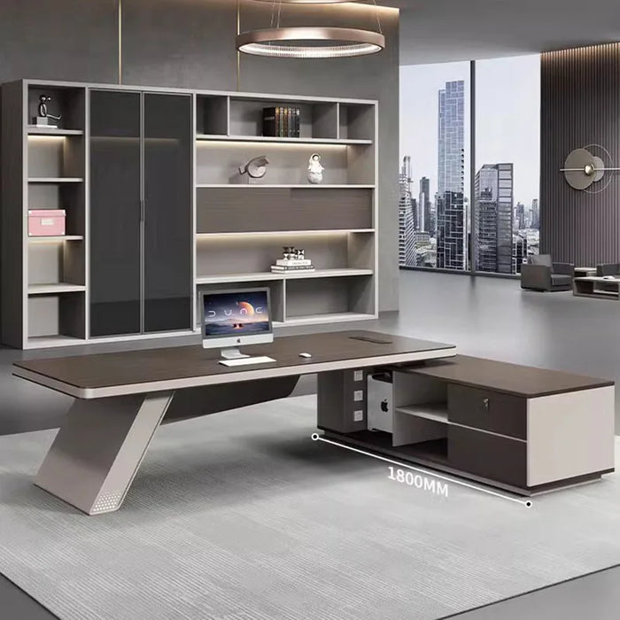 Console Extender Office Desks Wooden Workbench Luxury Drawers Storage Executive Meeting Modern Bureau Meuble Desk Accessories