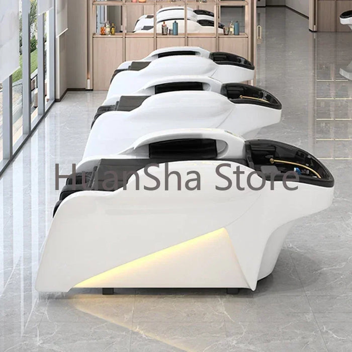 Treatment Salon Chair Hair Washing Spa Massage Professional Shampoo Chair Sink Stylist Lavacabezas Luxury Furniture LJ50SC
