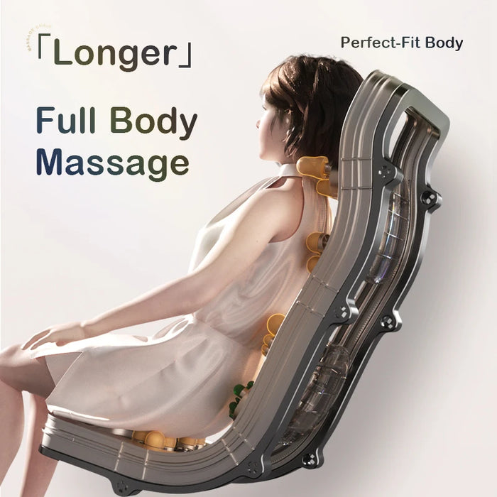 Jare 6687B 2024 2024 new design full boby zero gravity massage chair 8d fixed roller cheap price electric music