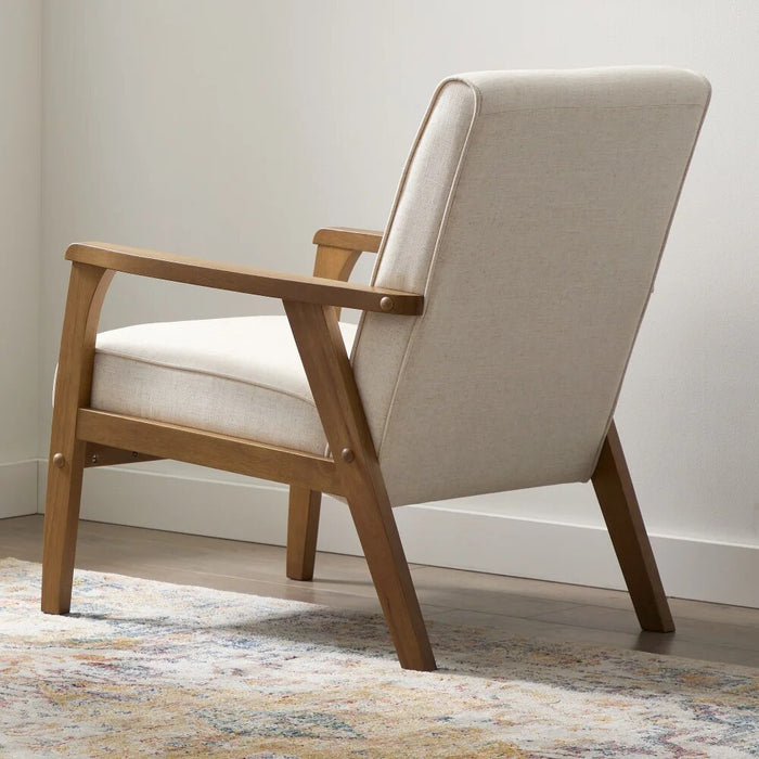 Wood Frame Accent Chair,Living Room Furniture,Chair Living Room, Comfortable,Simple and Modern, Bedroom,Living Room,Single Chair