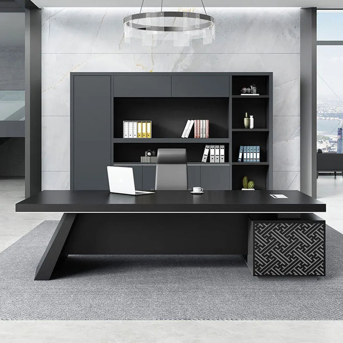 Minimalist Reception Office Desk Drawers Corner L Shaped Executive Computer Desks European Supplies Mesa Escritorio Furniture