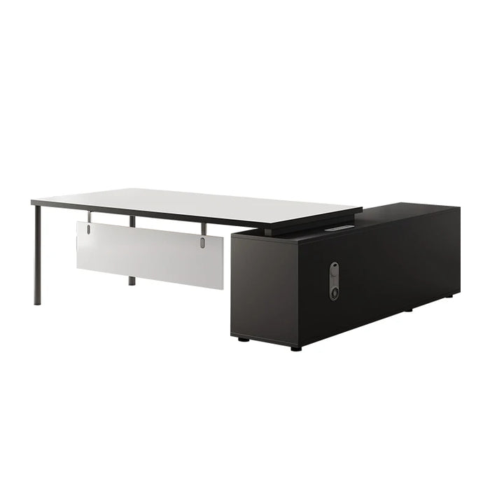 Long Boss Desk Tables Ideas Minimalist Elegant Professional Storage Wooden Office Desk Standing Mesa De Computdor Furniture
