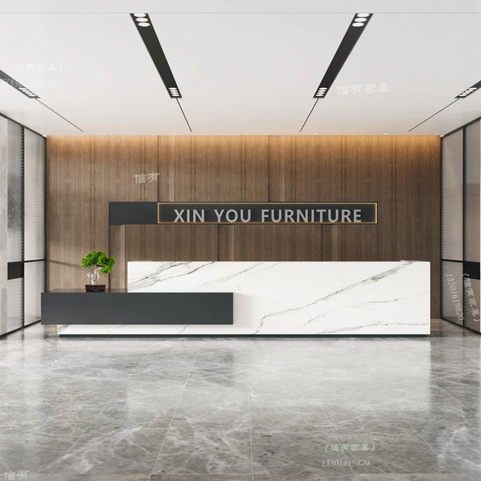 Clinic Modern Reception Desks Table Office Checkout Advisory Hotel Reception Desks Commercial Mesa Escritorio Modern Furniture
