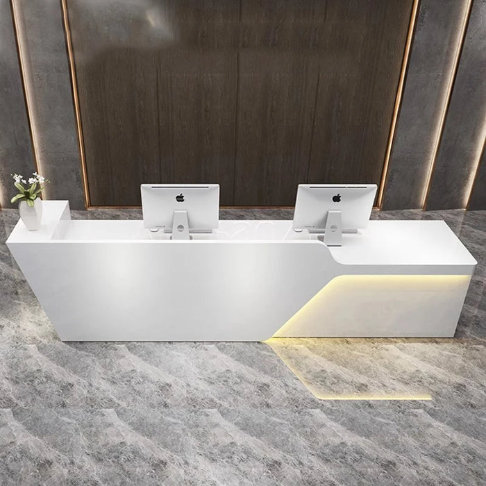 Standing Store Reception Desk Cashier Wood Basses Hotel Cash Reception Desks Modern Information Comptoir Caisse Bar Furniture