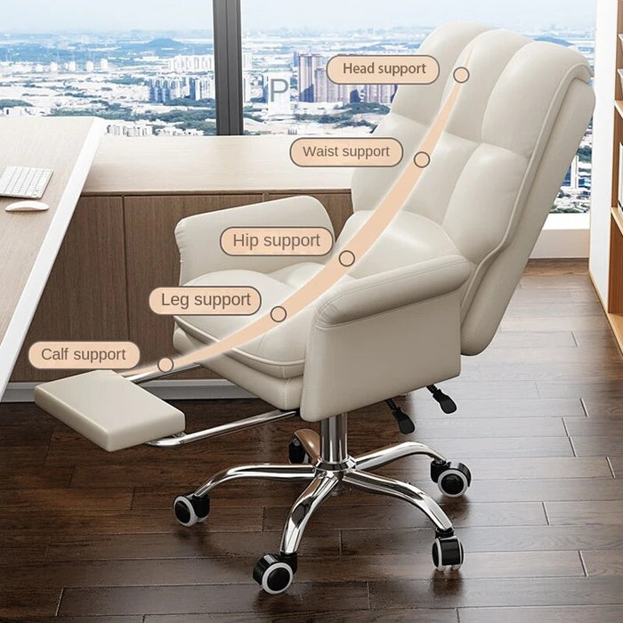 Home Office Computer Chair Comfortable Backrest Reclining Sofa Boss Cтул Can Be Lifted and Swiveled With Resting Feet Cadeira