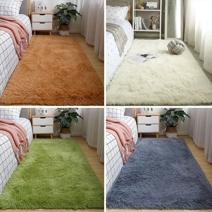 Lellen Hairy Plush Rugs for Children Bedroom Soft Furry Carpets Living Room Kids Baby Room Nursery Playroom Room Decor Area Rug