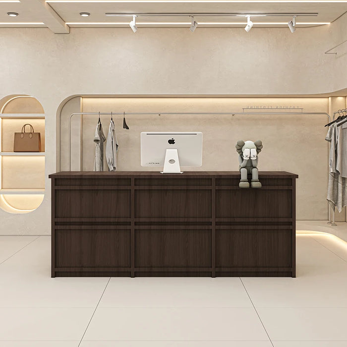 White Reception Store Counter Grocery Shop Cashier Small Luxury Front Desk Cashier Cafe Mostrador Beauty Saloon Furniture
