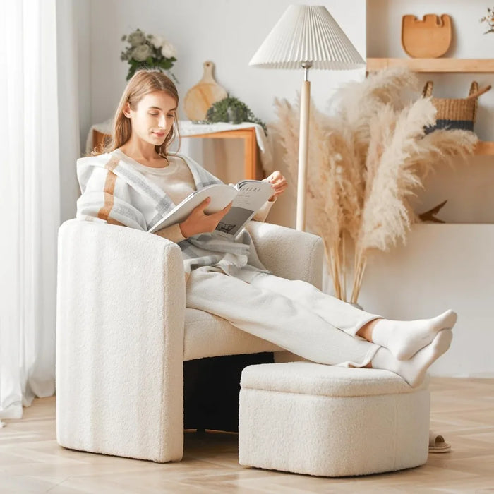 Living room chairs, modern living room bucket shaped cushioned side chairs, living room single person sofa armchairs