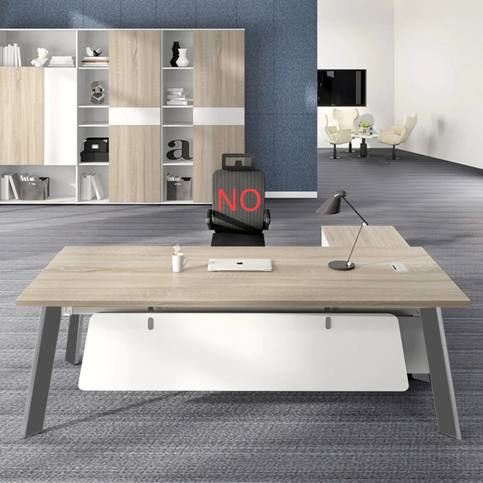 Top Grade Manager Office Desks Charge President Simplicity Combination Office Desks Single Person Escritorios Furniture QF50OD