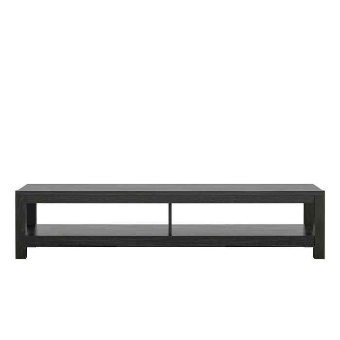 TV Stand for TVs up to 65", Black Oak tv stand living room furniture