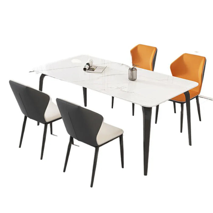 Living Room White Dining Table Nordic Minimalist Centerpiece Kitchen Dining Table Chairs Luxury Mesa Comedor Home Furniture