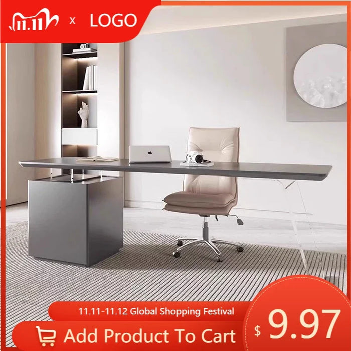 L Shaped Computer Desk Study Organizer Meeting Executive Corner Office Desk Writing Storage Escritorios De Ordenador Furniture