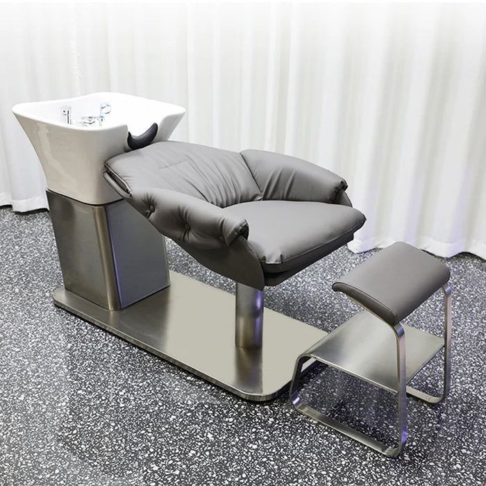 Shampoo Sink Chair Hairdressing Professional Beauty Hair Washing Chair Cosmetic Shaving Sillas Peluqueria Spa Furniture CY50XT