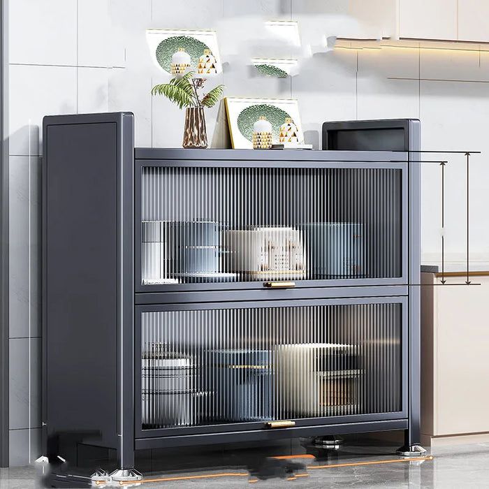 Luxury Glass Sideboard Display Nordic Shelf Storage Chinese Rustic Accent Sideboards Corner Szafka Kuchenna Garden Furniture HDH