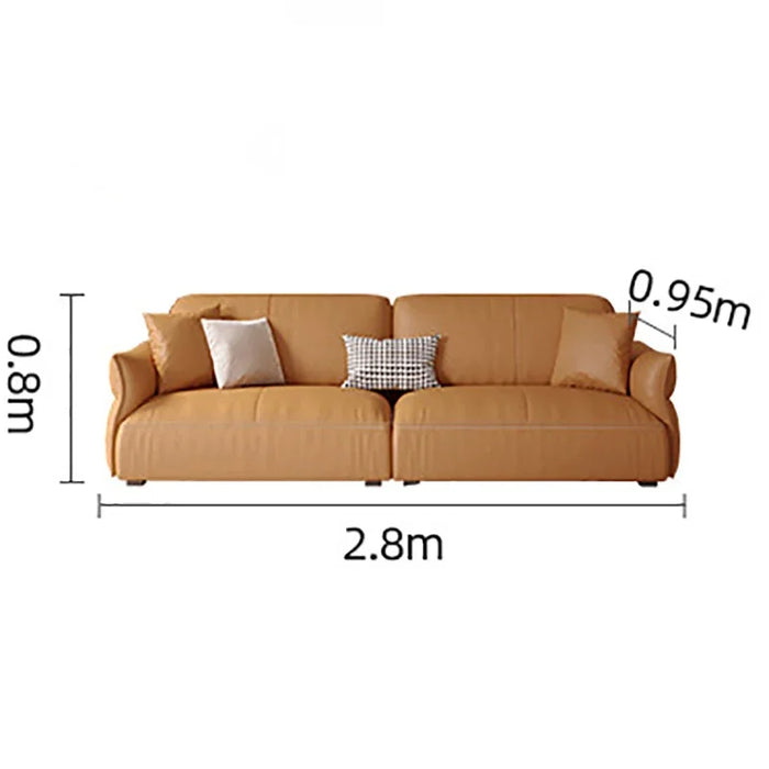 Lounge Back Rest Sofas Floor Luxury Nook Indoor Office Creative Bed Unique Leather Lounge Sofa Chaise Living Room Furniture