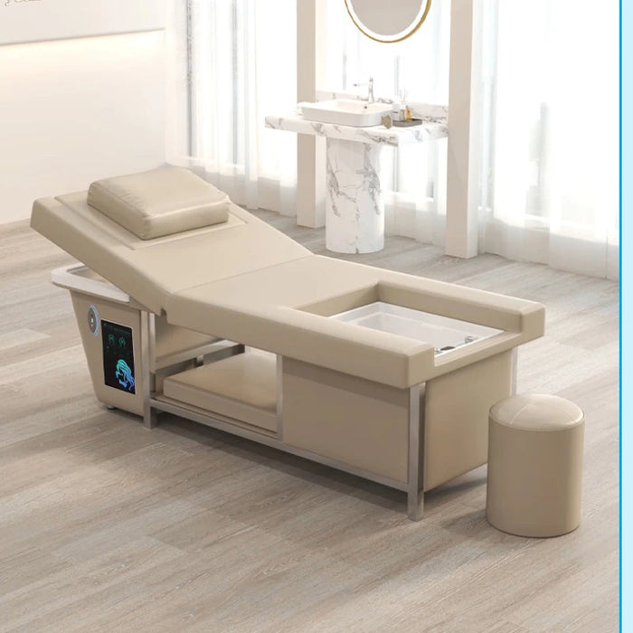 Cosmetic Salon Shampoo Chair Hair Washing Bed Simple Beauty Sink Shampoo Chair Fumigating Cadeira Barber Shop Furniture ZT5SC