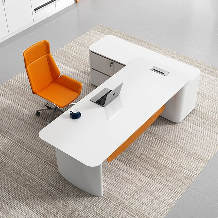 Luxury Computer Office Desk Executive Modern Set White Arts Professional Desk Tables Studio Mesa Para Computador Home Furniture