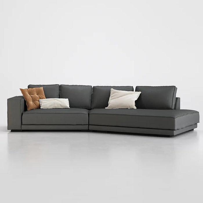 Light luxury and minimalist modern small unit fabric sofa in the living room