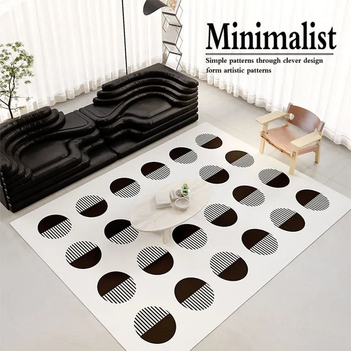 Modern Light Luxury Bedroom Decor Carpet Minimalist Large Area Thicken Carpets for Living Room Home Washable Non-slip Lounge Rug