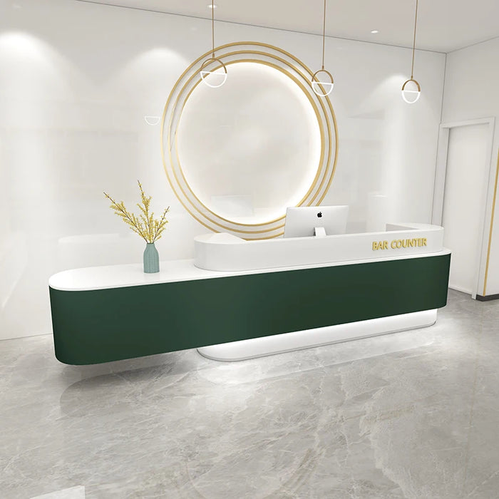 Salon Clothing Cash Bar Counter Retail Shop Hair Salon Reception Desk Executive Office Theke Rezeption Commercial Furniture
