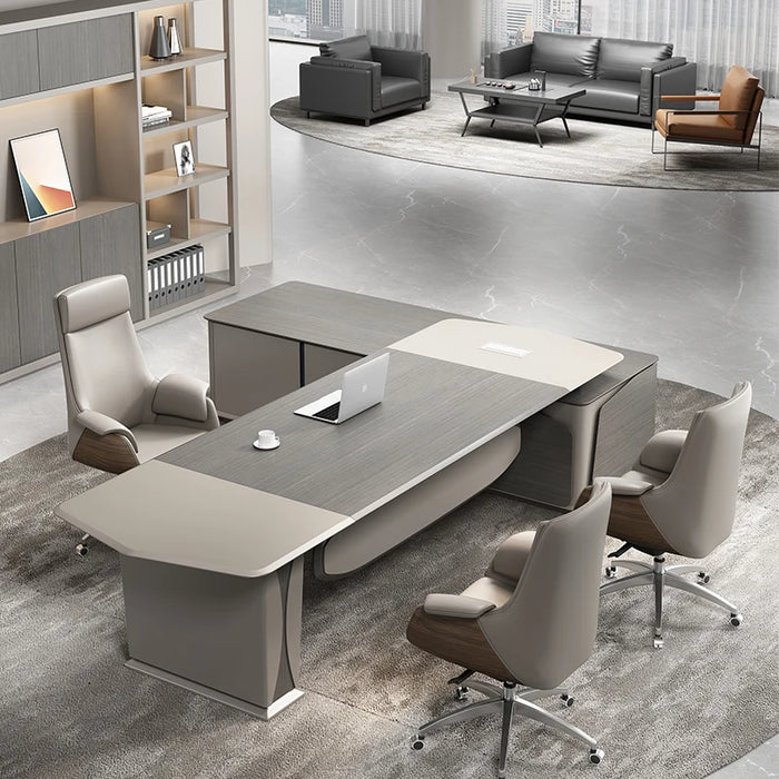 Storage Executive Office Desks Monitor Writing Shelf Organization Converter Computer Study Work Console Bureau Meuble Supplies
