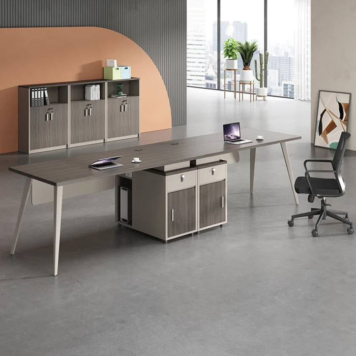 Drawers Study Work Desk Write Staff Executive Computer Modern Desk Reception Accessories Escritorio Ordenador Furniture HD50WD