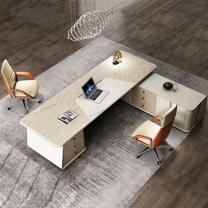 Light Luxury Boss Table, Chairman, Simple Modern Office Furniture, Office Table, Alien Creative General Manager Platform