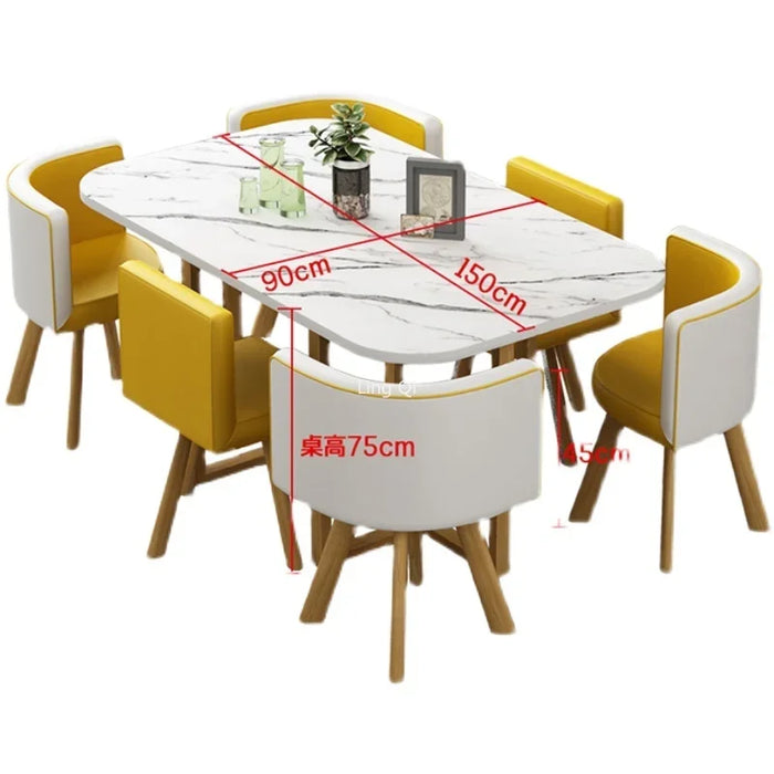 Nordic Office Dining Table Set Restaurant Center Modern Coffee Tables Small Apartmen Free Shipping Mesas De Comedor Furniture