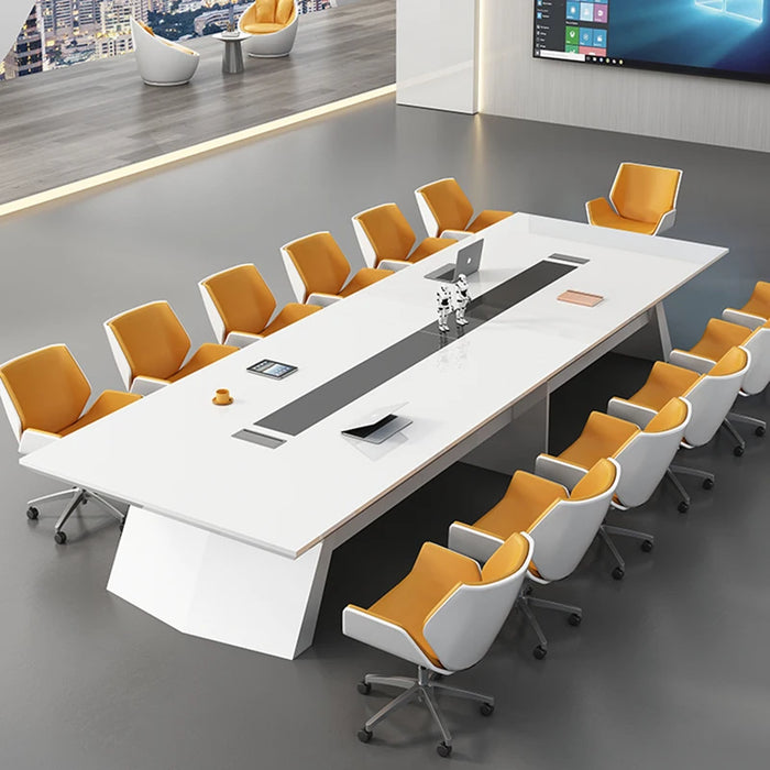 Standing Office Work Desk Wooden Study Executive Conference Long Desk Black Gaming Tavolo Da Lavoro Wall Mounted Reception