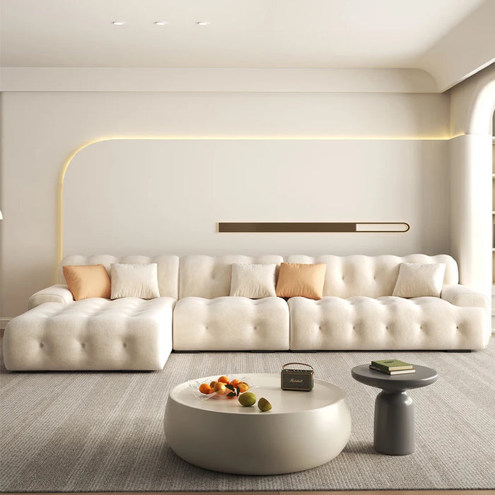 Living Room Corner Sofas Fabric Minimalist Modular Sectional Sofa Modern Elegant Divano Soggiorno Di Lusso Luxury Furniture