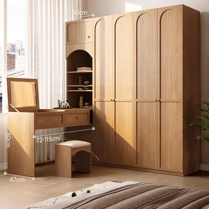 Shirts Nordic Wardrobe Organizer Rack Hanging Display Wooden Hotel Wardrobe Closet Storage Placard De Vetement Closets Armables
