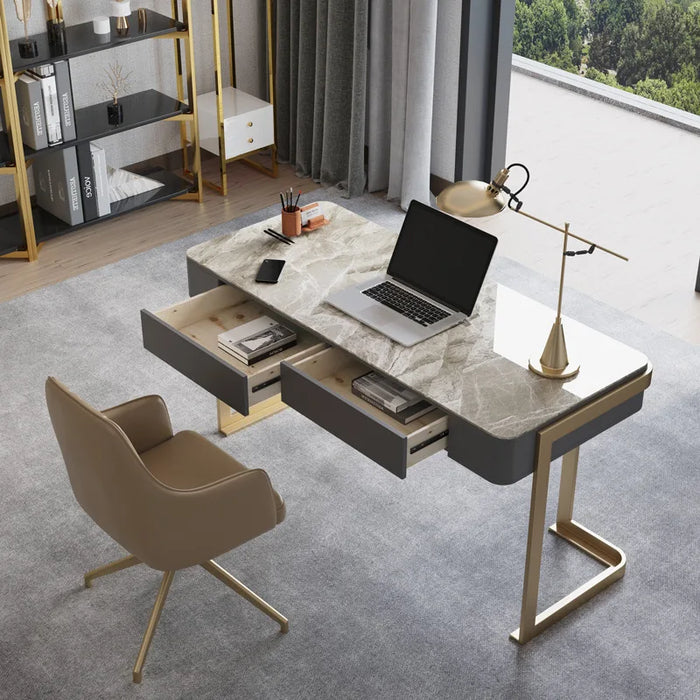 Office furniture, study, desk, extravagant rock board, computer desk, modern minimalist desk, bedroom desk