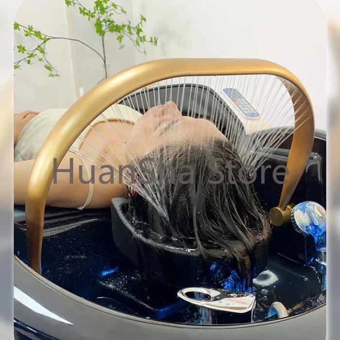 Treatment Salon Chair Hair Washing Spa Massage Professional Shampoo Chair Sink Stylist Lavacabezas Luxury Furniture LJ50SC