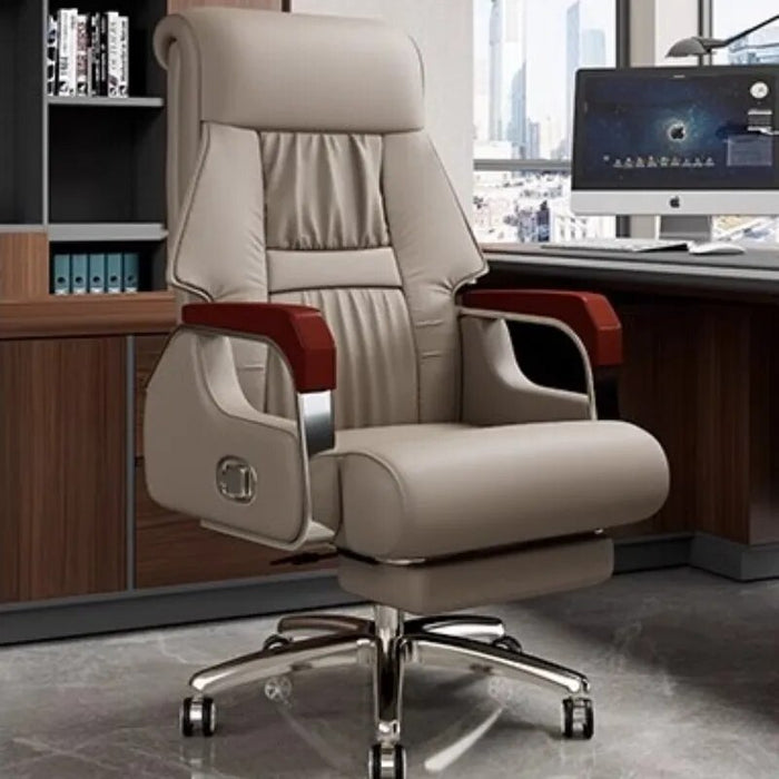 Massage Reclining Office Chair - Ergonomic Boss Swivel Conference Office Chair - Computer Leather Sillas Oficina Furniture - SR50OC