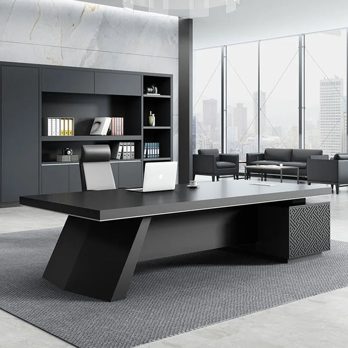 Minimalist Reception Office Desk Drawers Corner L Shaped Executive Computer Desks European Supplies Mesa Escritorio Furniture