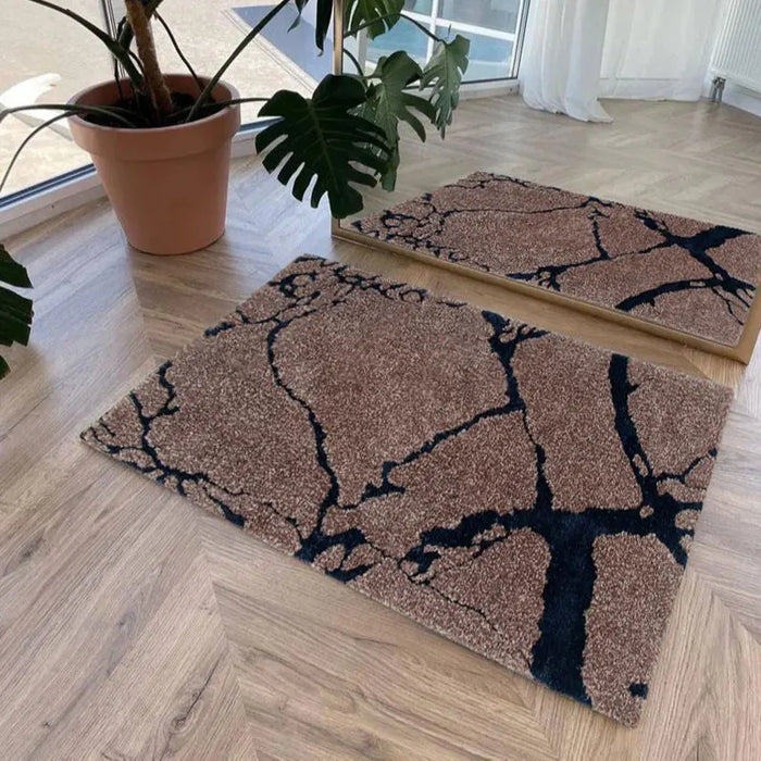 Leopard Zebra Toilet Door Mat Tufted Rug Cute Flocking Carpet Marble Texture Floor Pad Anti Slip Doormat Aesthetic Home