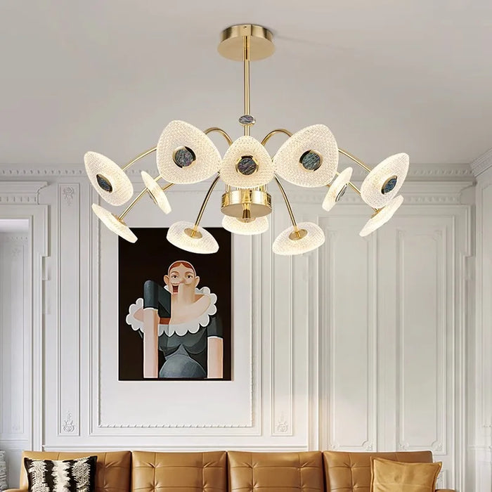 AiPaiTe Creative living room LED crystal chandelier modern bedroom dining room lights simple personality lamps and lanterns