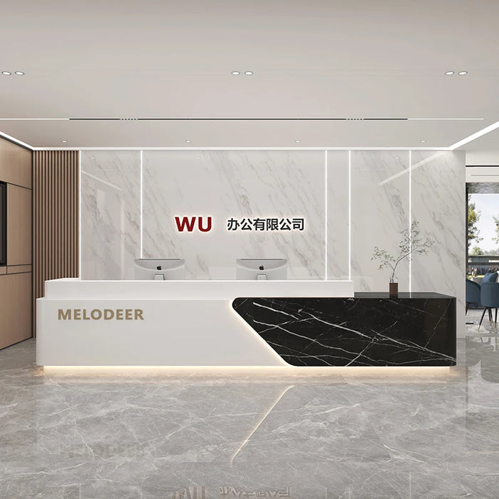 Cashiers Reception Desk Executive Beauty Counter Service Desk Church Pulpit Wooden Tocador Mueble Maquillaje Salon Furniture