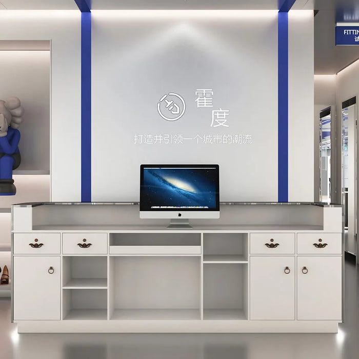 Coffee Executive Reception Desk Cashier Checkout Beauty Office Luxury Reception Desk Supermarket Meuble Caisse Furniture HDH