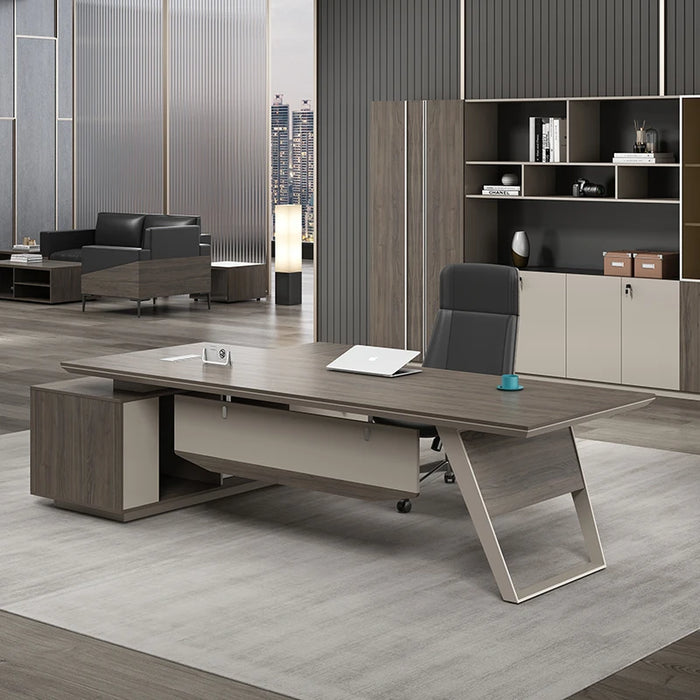 Modern Computer Office Desk Executive Study Writing Office Desk Cabinets Conference Accessories Mesas De Computador Furniture