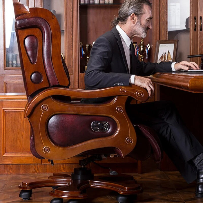Swivel Ergonomic Office Chairs - Computer Leather Office Chairs - Executive Bedroom Modern Silla Oficina Office Furniture WSW30XP