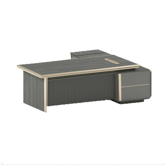 Standing Computer Desk Organizer Corner Vanity L Shaped Office Desk Study Reception Mesas De Computador Media Console Furniture
