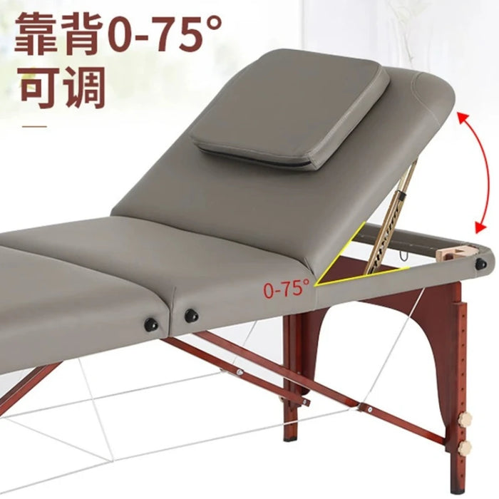 Stretcher Folding Massage Bed Portable Aesthetics Beauty Couch Massage Bed Treatment Spa Lit Pliant Salon Furniture LJ50MB