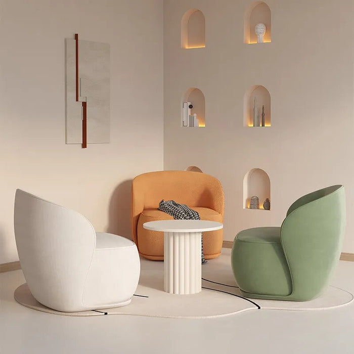 Nordic Single Sofa Chair Luxury Modern Office Living Room Sofa Set Minimalist Balcony Leisure Chairs Living Room Furniture